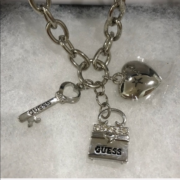 Guess Jewelry Guess Charm Necklace Nwt New Poshmark